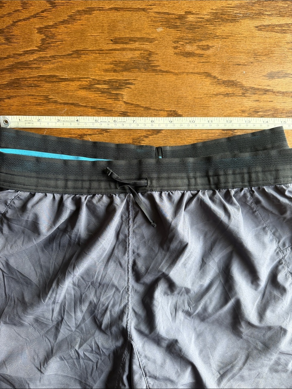 Janji Men's Athletic Shorts - Red Multi & Gray - Picture 13 of 14